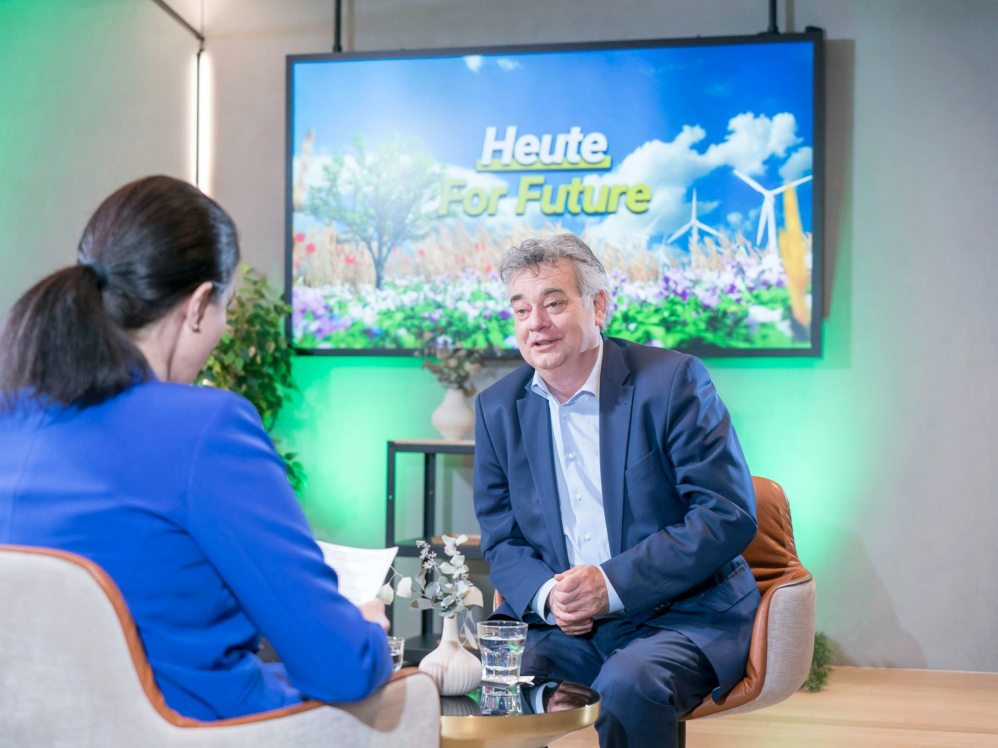 "<em>Heute For Future"</em>-Talk mit Vizekanzler Werner Kogler (Grüne).