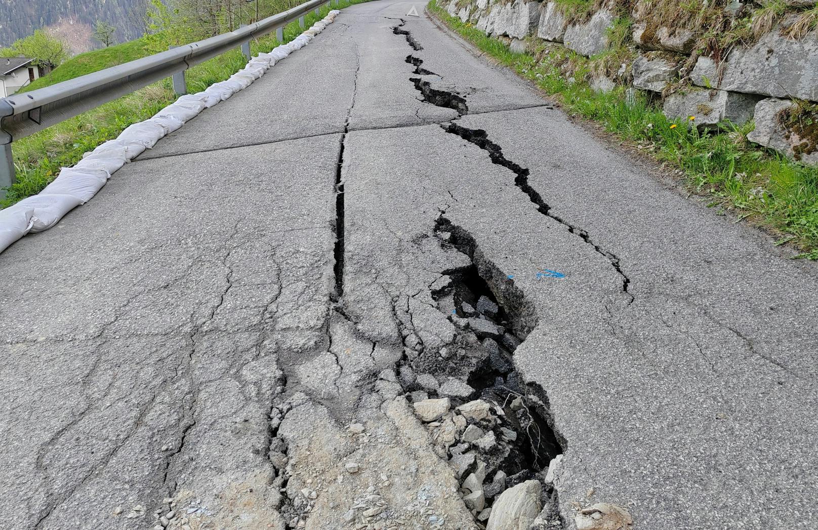 Schwendberg im Tiroler Zillertal ist nun für mehrere Wochen nicht mit dem Auto erreichbar.&nbsp;