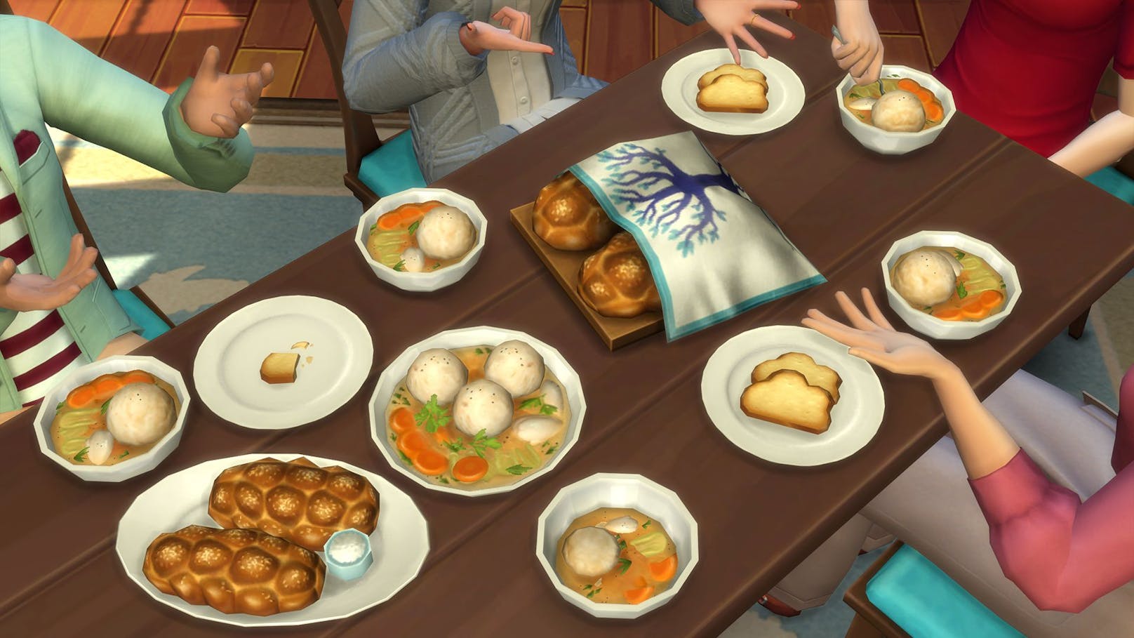 "Die Sims 4" erweitert die Auswahl an Gerichten und aktualisiert den Caliente-Haushalt.