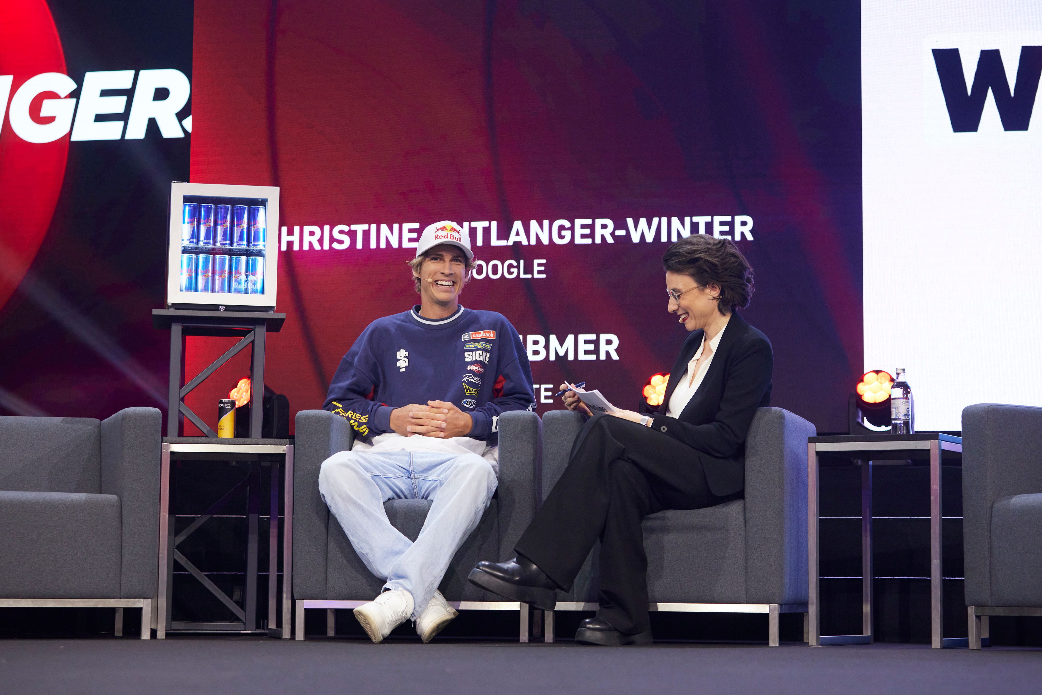 YouTube Star und Mountainbike-Profi Fabio Wibmer begeisterte das 4Gamechangers Festival 2023 in der Marx Halle in Wien.