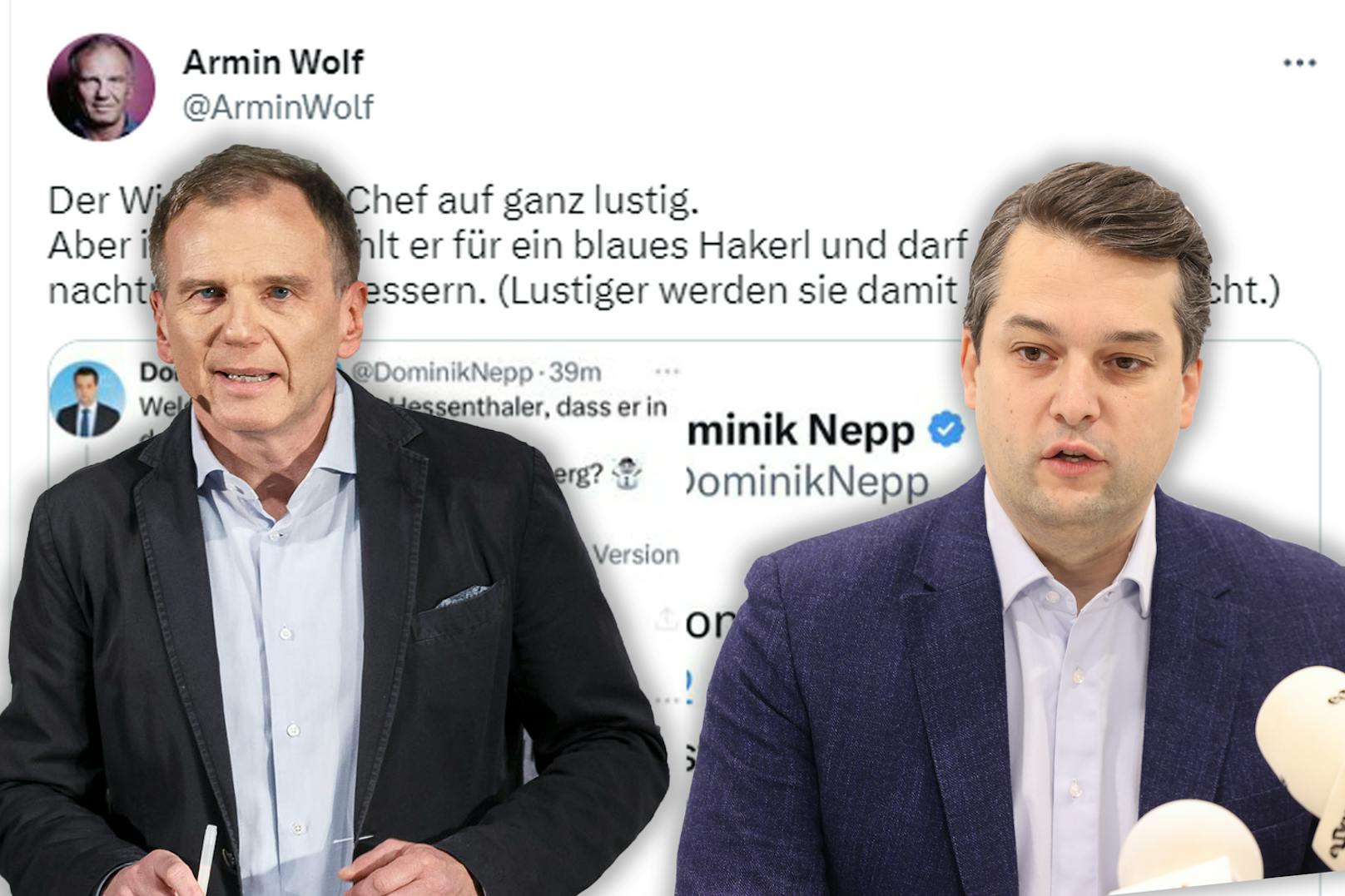 Peinlicher Fehler – Armin Wolf zofft sich mit FPÖ-Nepp