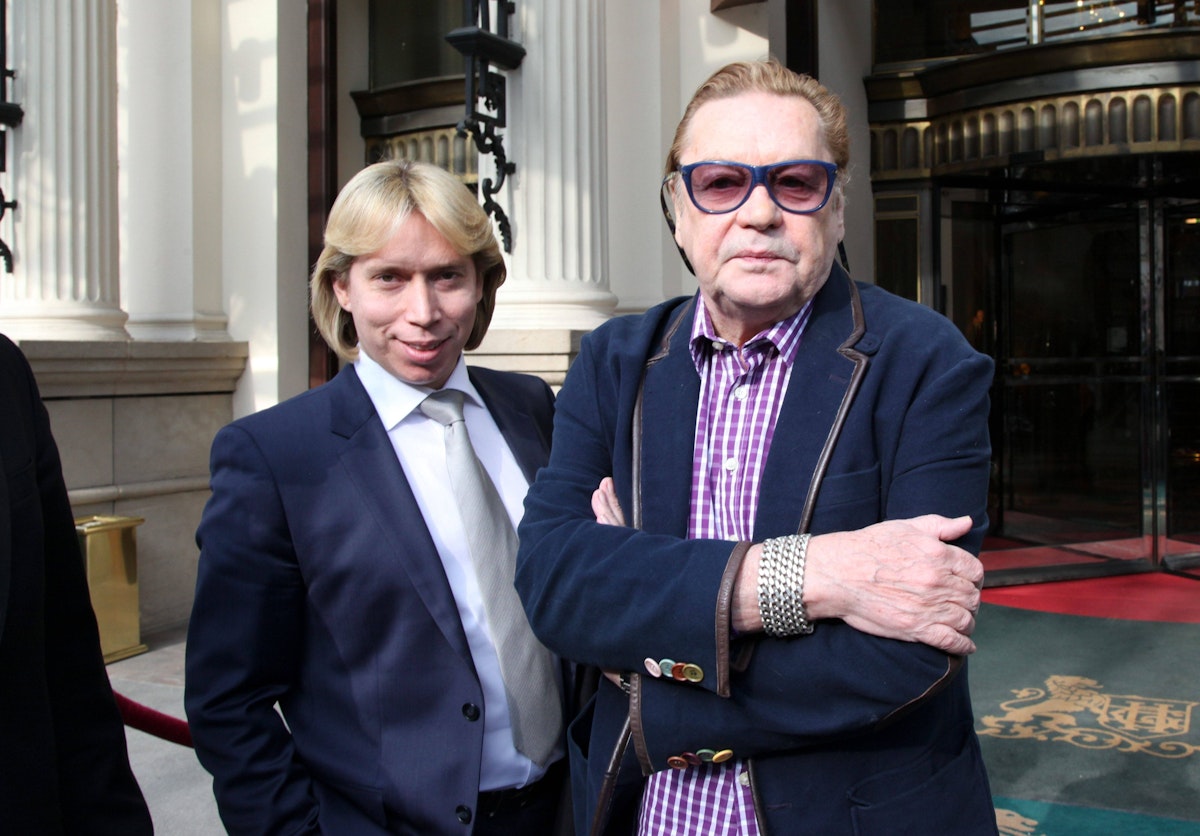 Helmut Berger mit seinem Manager Helmut Werner 2013. 