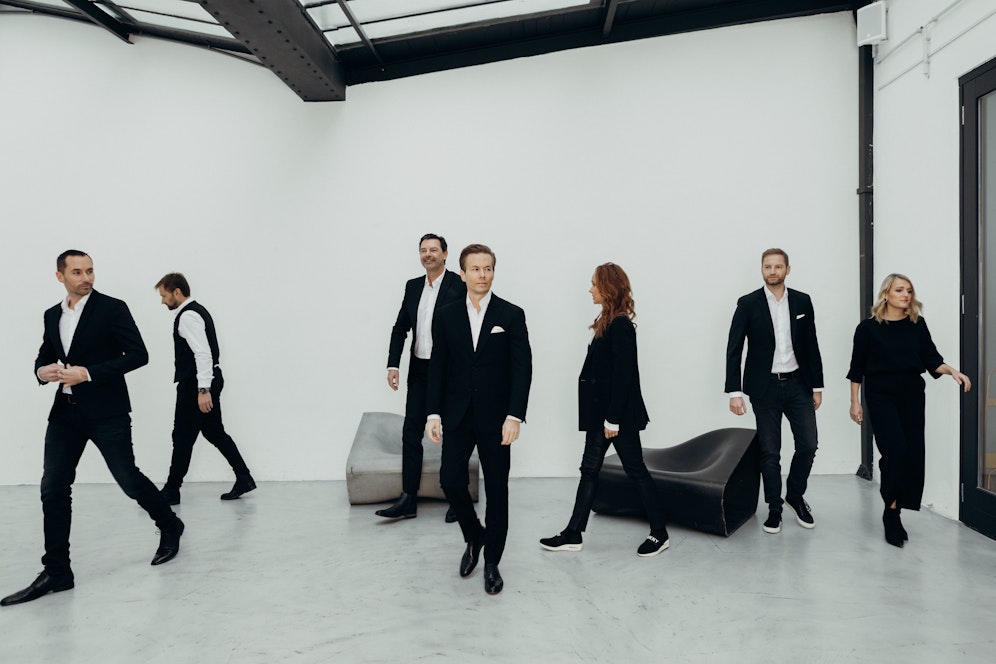 Das Führungsteam der Handler Gruppe: Jürgen Walli, Martin Pertl, Michael Leifert, Markus Handler, Caroline Palfy, Michael Schranz, Barbara Riegler (v.l.)