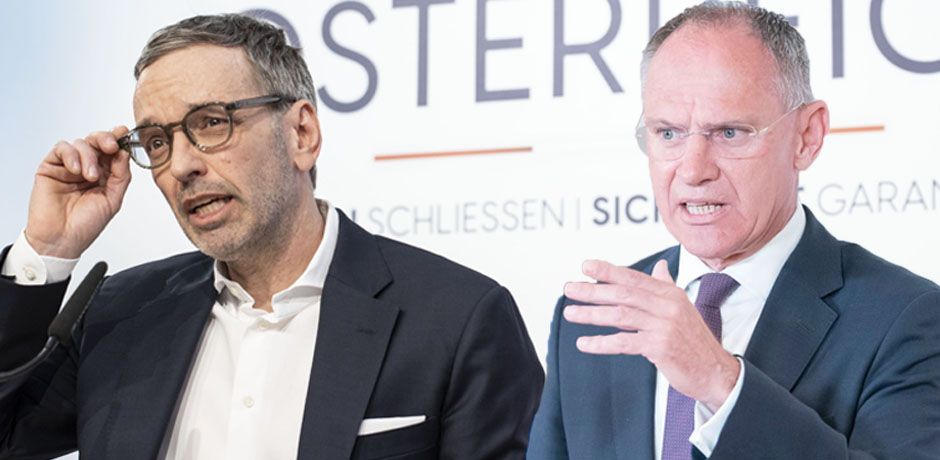 Scharfe Kritik übte Karner an FPÖ-Chef Herbert Kickl. Dieser sei ein „Gaukler“, der Dinge verspreche, „die er als Innenminister selbst nie gemacht hat“.