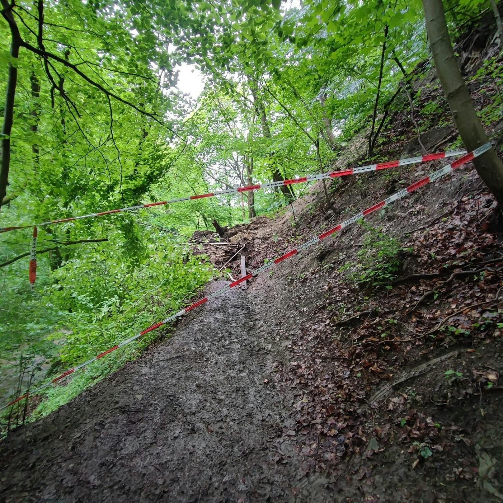 Die Feuerwehr musste die Klamm "evakuieren".