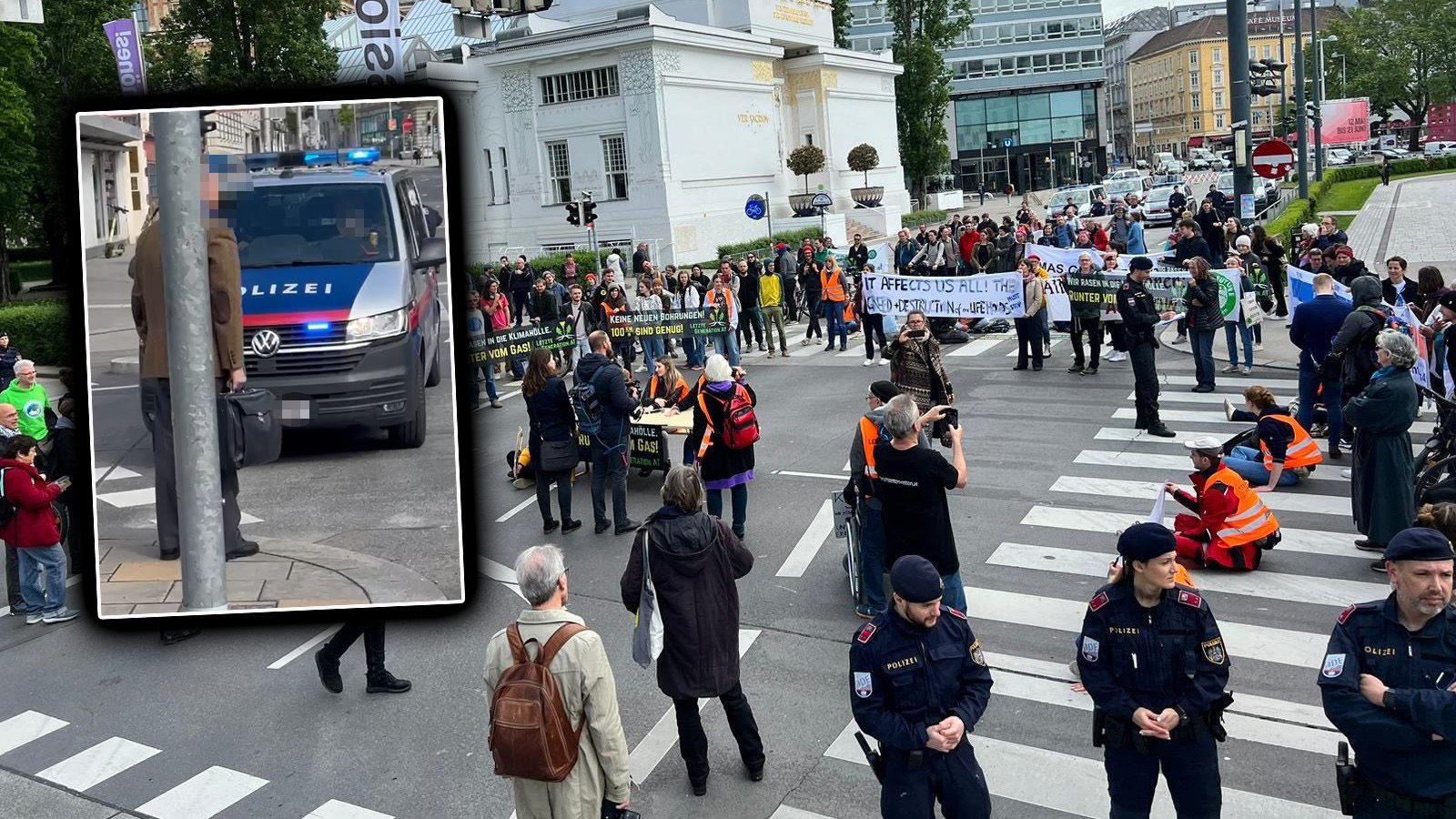 "Diktatur" – Wut-Wiener geht auf Klima-Kleber los