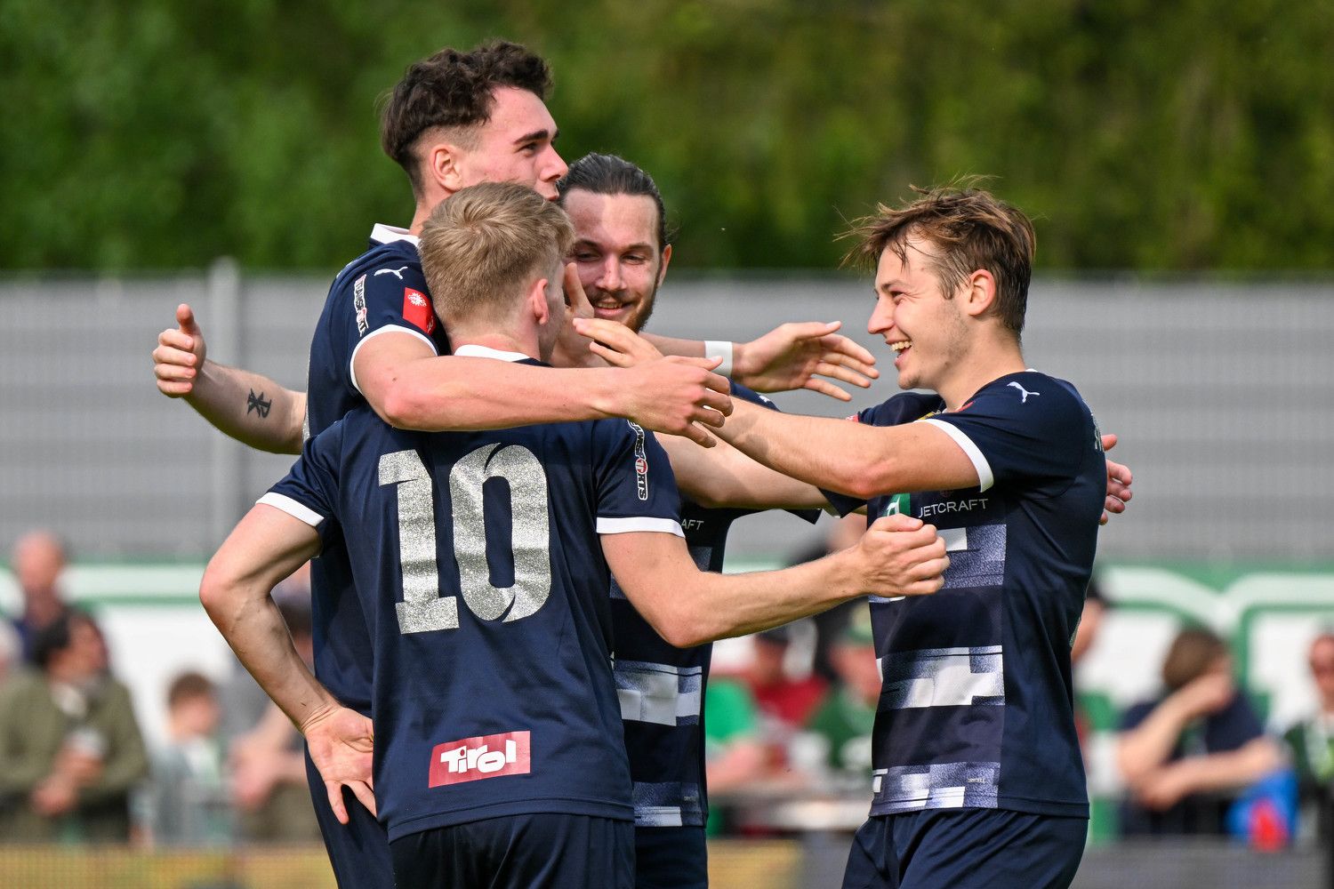 Die WSG Tirol feierte einen klaren 4:2-Erfolg in Lustenau. 