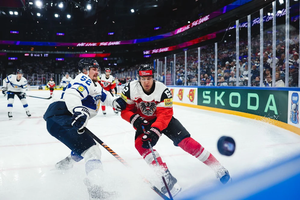 Österreichs Eishockey-Cracks konnten auch gegen Finnland nicht überraschen. 