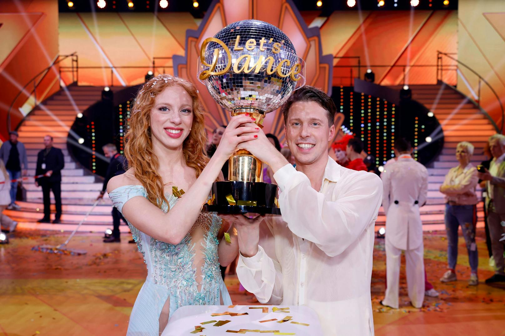 Becker-Tochter Anna Ermakova siegte mit Tänzer Valentin Lusin im Finale der 16. Staffel der RTL-Tanzshow "Let's Dance" am 19. Mai 2023.