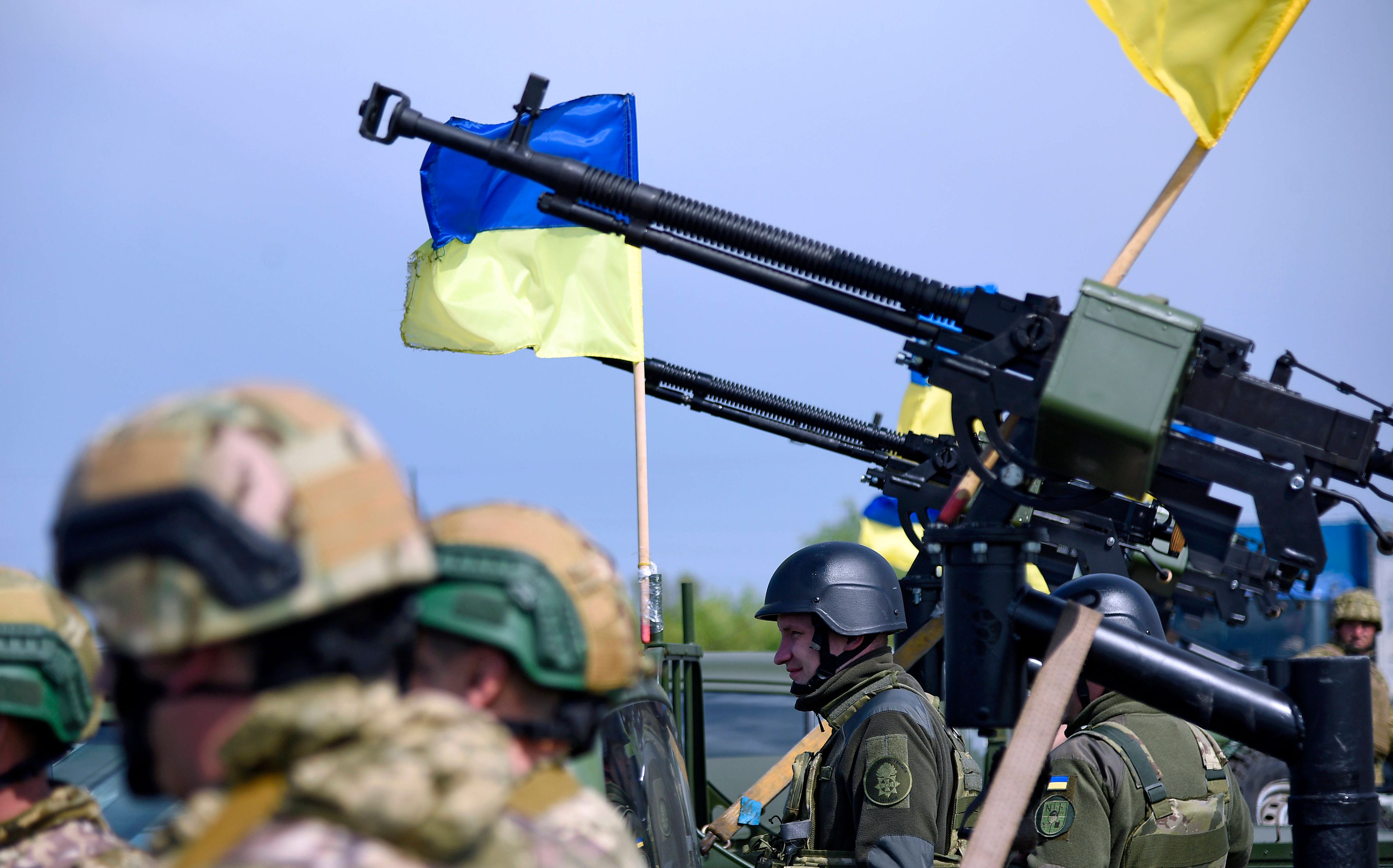 Die ukrainische Flugabwehr konnte über Kiew mehrere russische Drohnen abfangen. 