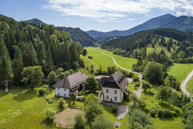 Könnte bald von Erdgasbohrungen betroffen sein: Inmitten der beschaulichen Landschaft liegt das Forsthaus Jaidhaus.