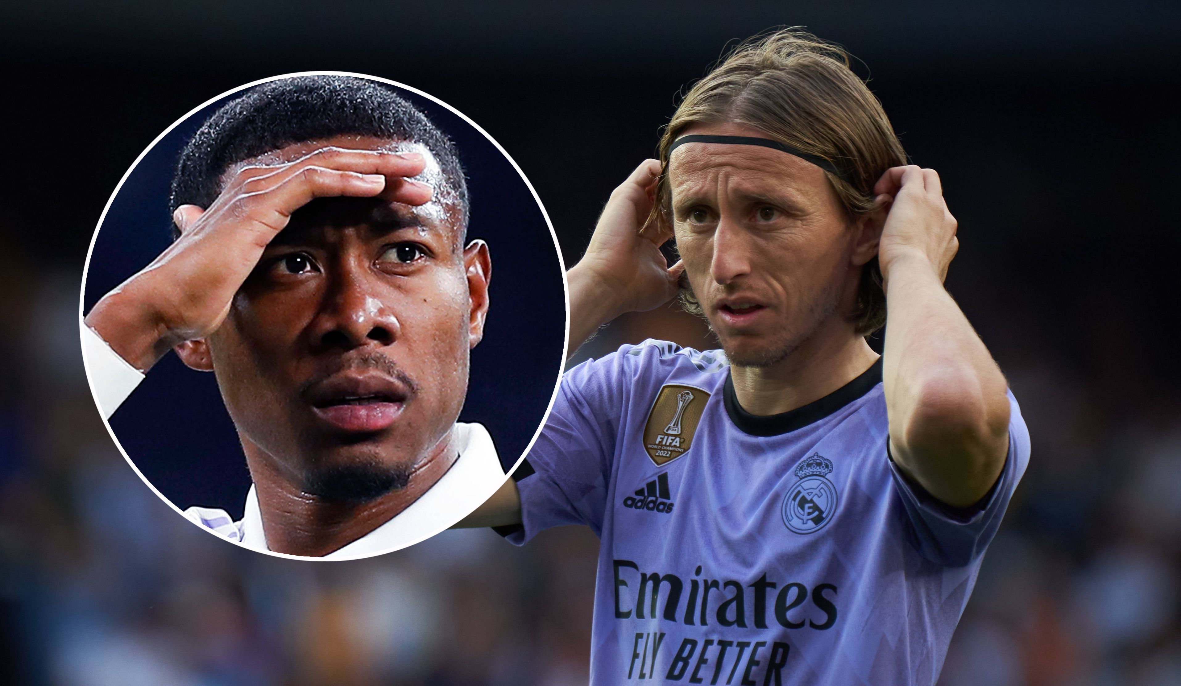 Ohne David Alaba (l.) läuft es für Real-Superstar Modric nicht rund
