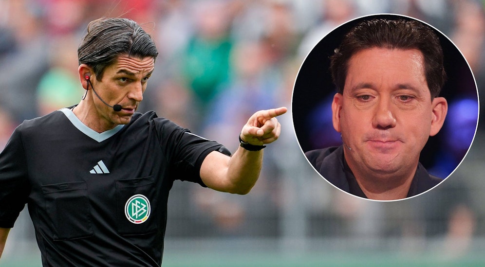 Schiri Aytekin (l.) zieht über einen Experten her