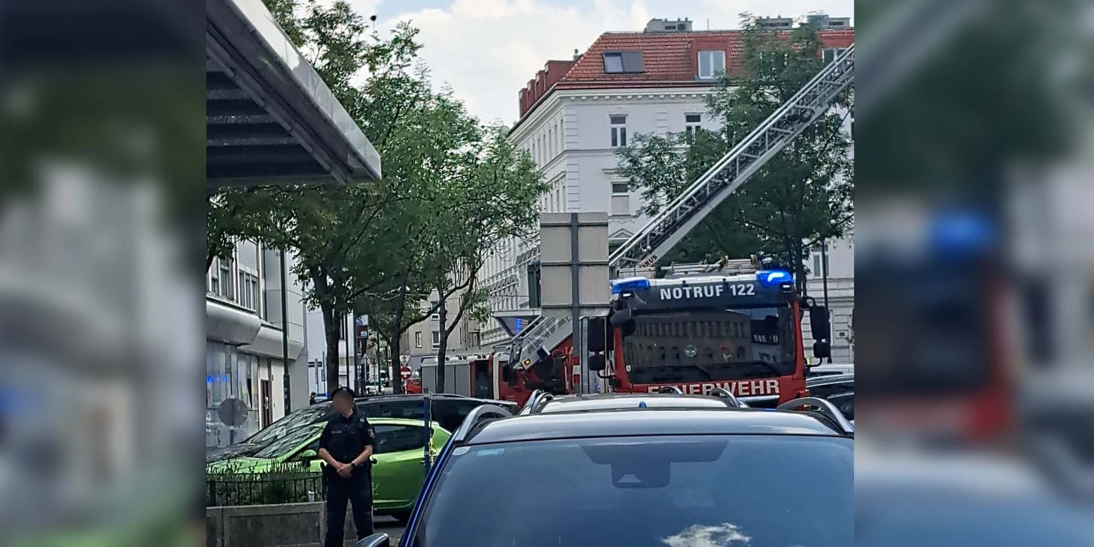 Feuerwehr und Polizei waren im Einsatz.