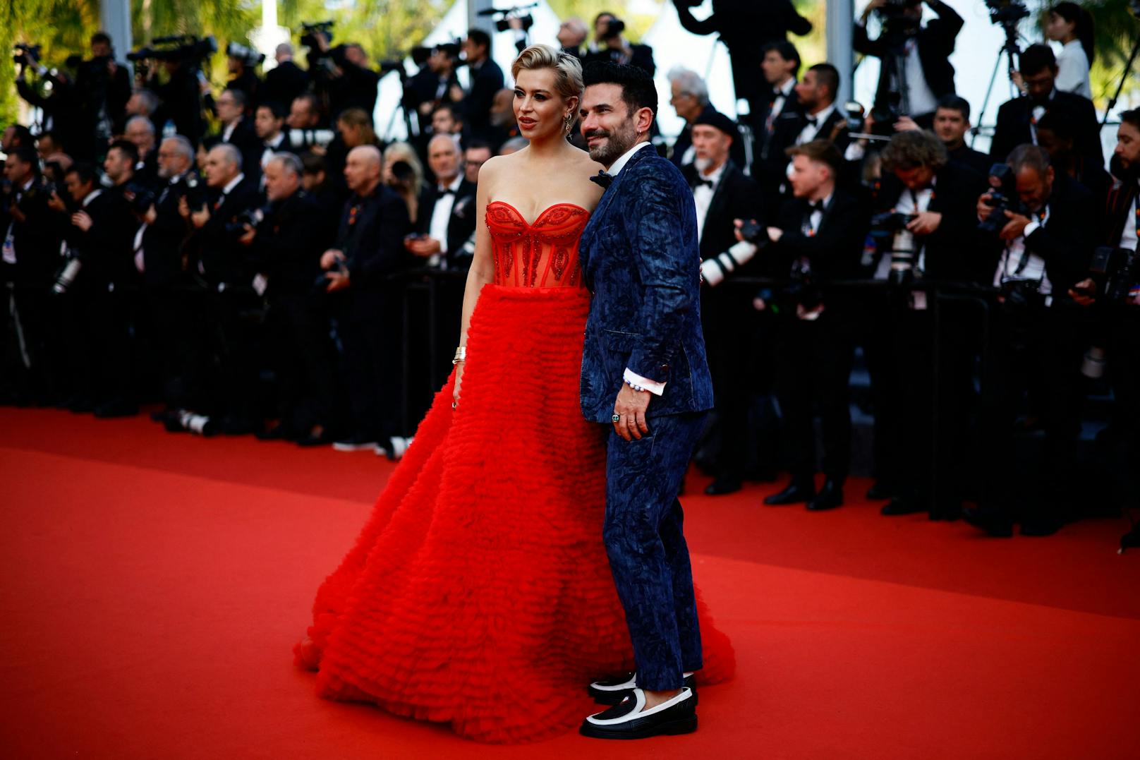 Überraschend: Marc Terenzi und Verena Kerth zeigten sich in Cannes auf dem roten Teppich.