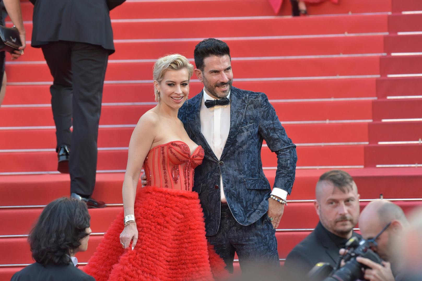 Marc Terenzi und Verena Kerth bei der "FIREBRAND" Premiere im Zuge der 76. Filmfestspiele in Cannes.