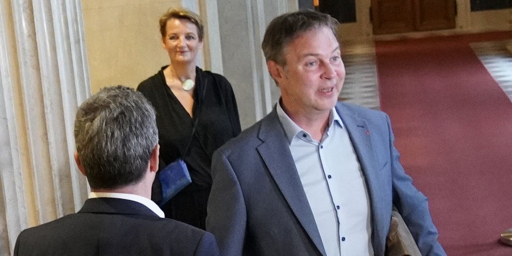 Andreas Babler vor Sitzungsbeginn noch sehr zuversichtlich