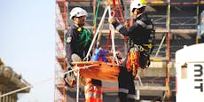 Wiener (33) bei Baustellen-Unfall schwer verletzt