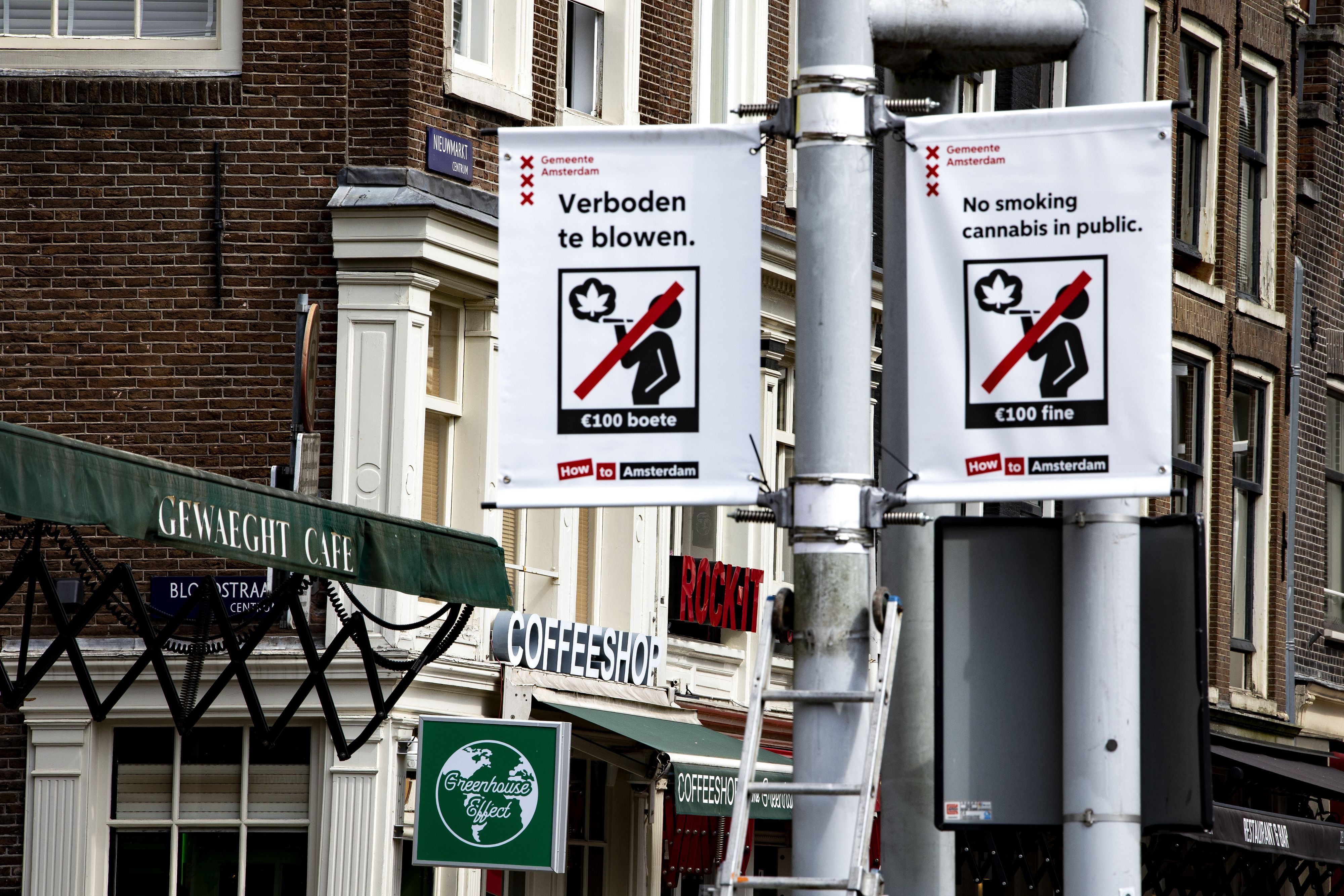 Ab dem 25. Mai ist es verboten, in der Amsterdamer Altstadt zu kiffen.
