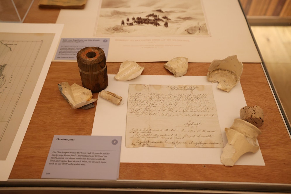 Eine neue Ausstellung der ÖAW zeigt Originalstücke der Nordpolexpedition aus 1873.&nbsp;