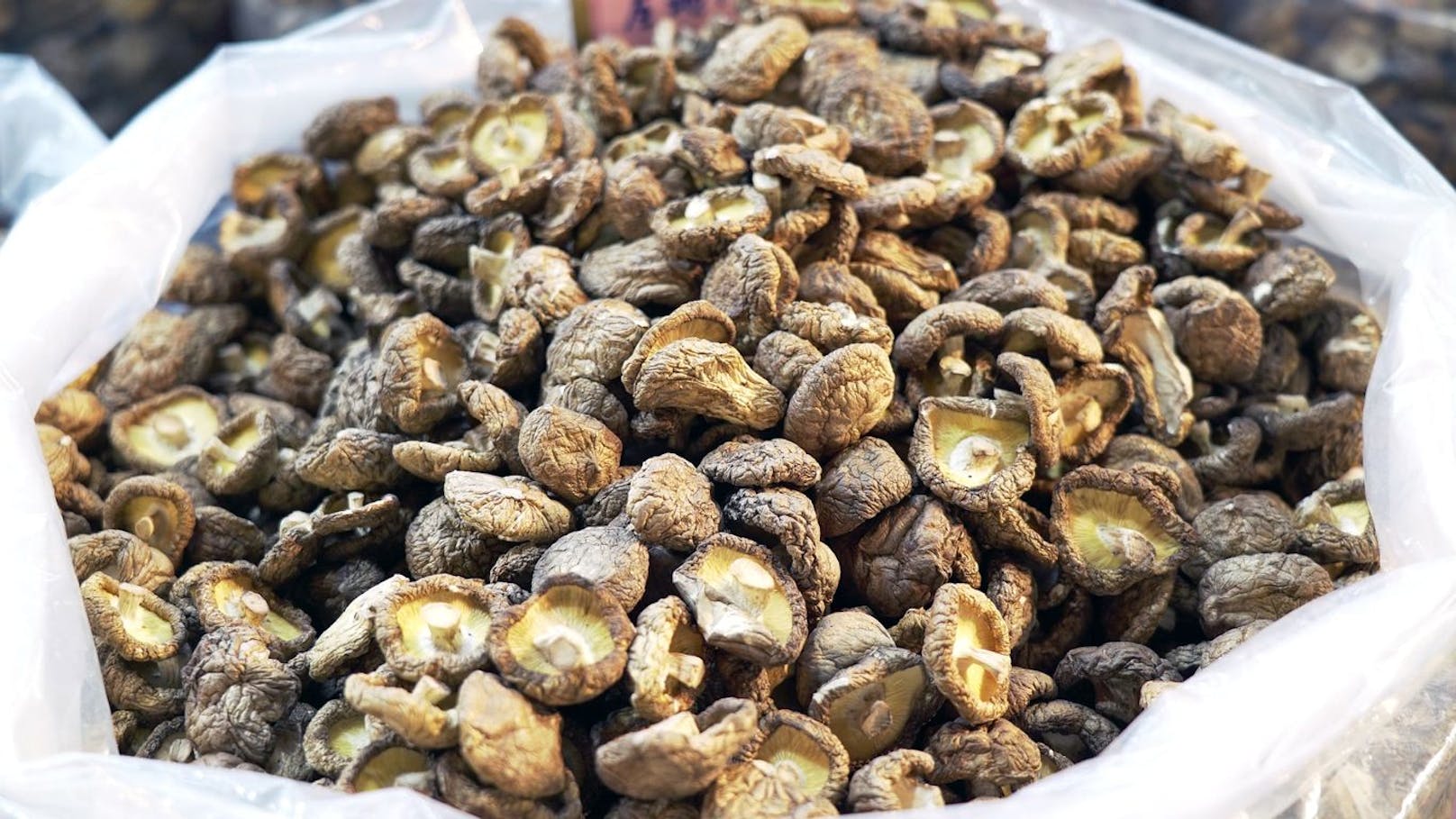 Für die Pilze eignen sich am besten Shiitake Pilze und  als Hefeflockenersatz kannst du auch veganen Parmesan verwenden.