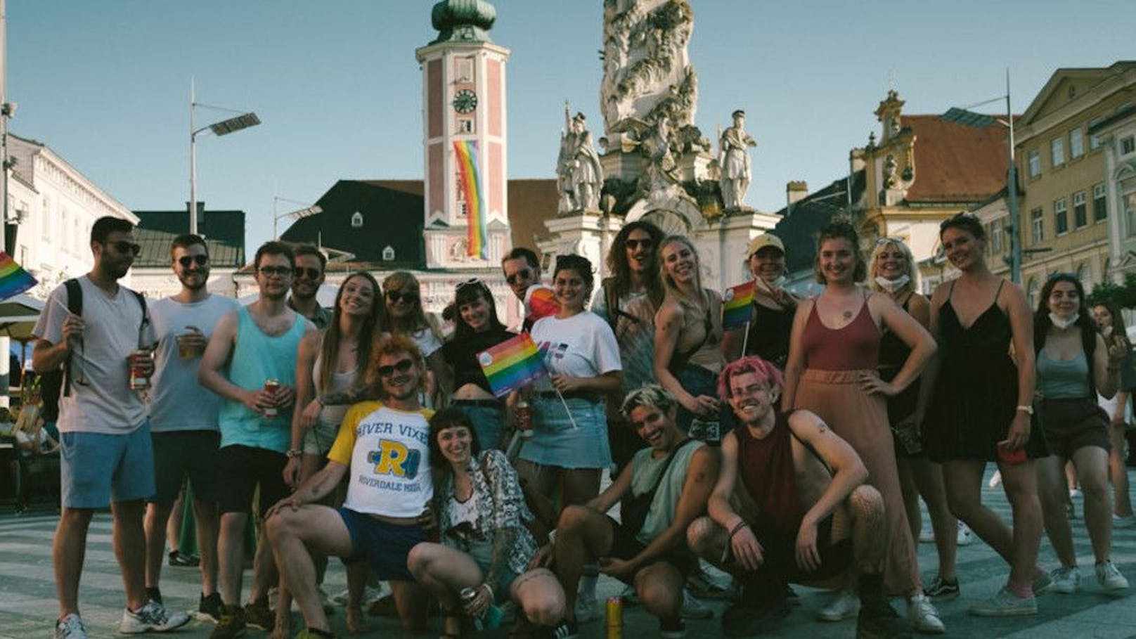 Die erste Pride Parade in St. Pölter war ein voller Erfolg.