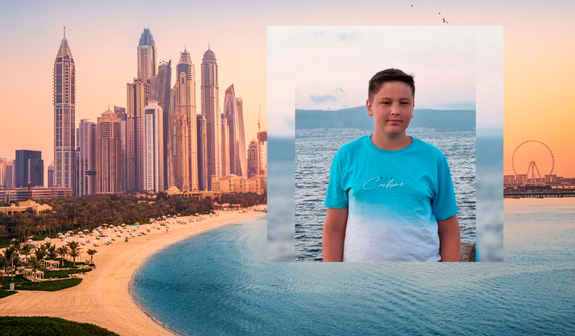 Philipp musste in Dubai notoperiert werden