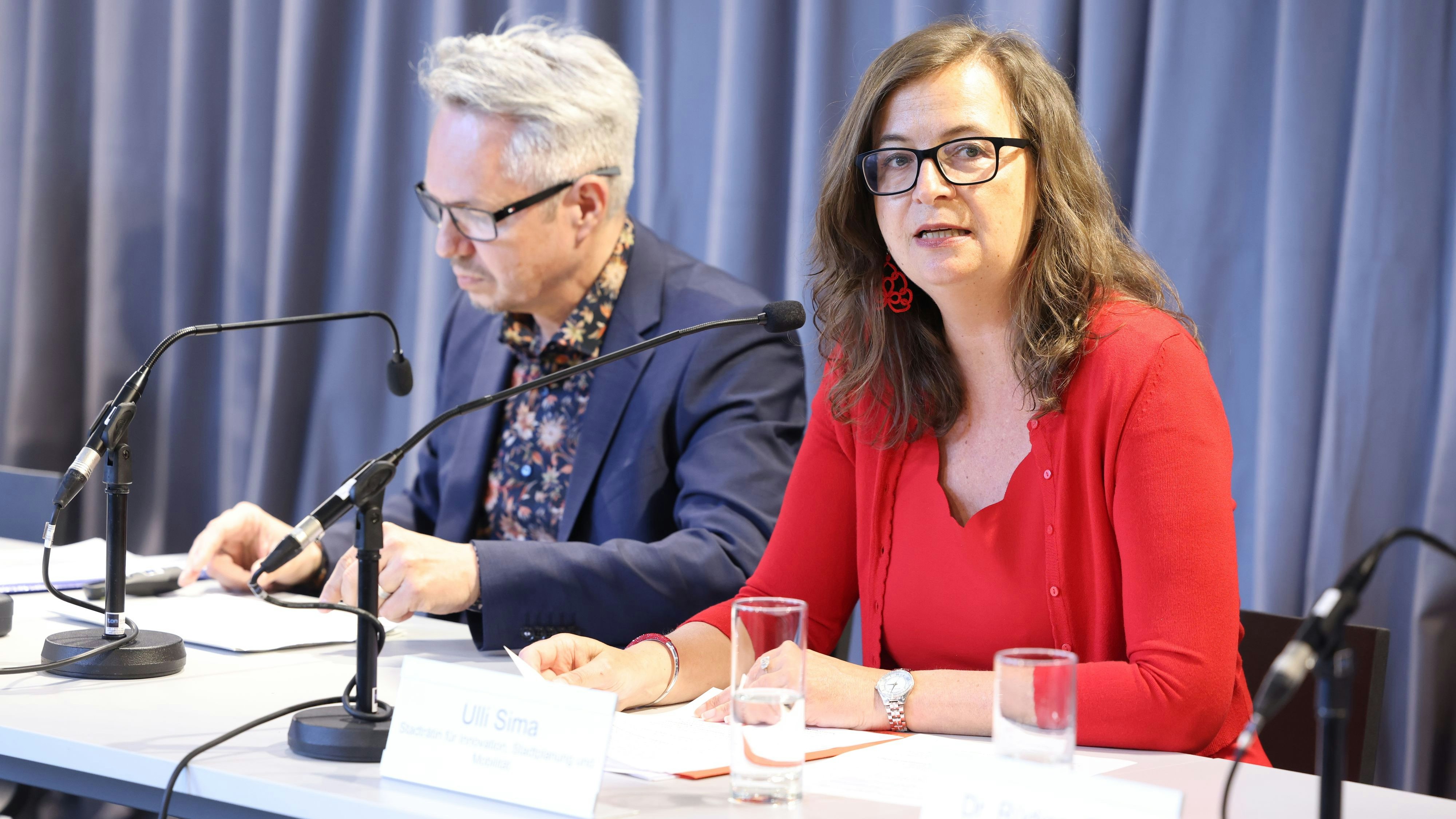 Stadträtin Ulli Sima mit Berliner Verkehrsjurist Andreas Winkelmann