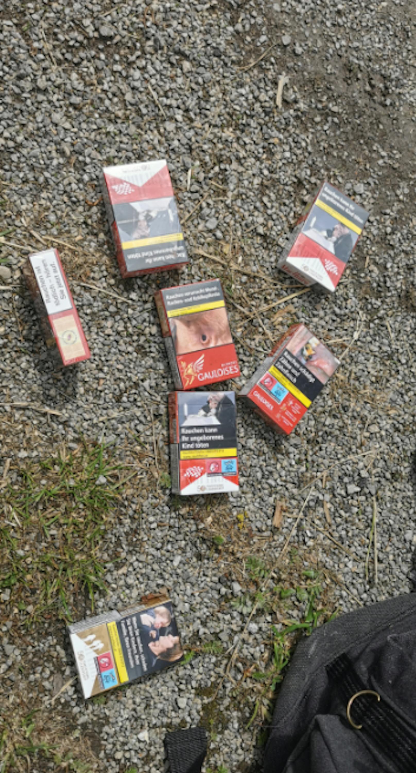 Die gestohlenen Zigaretten wurden sofort gefunden.