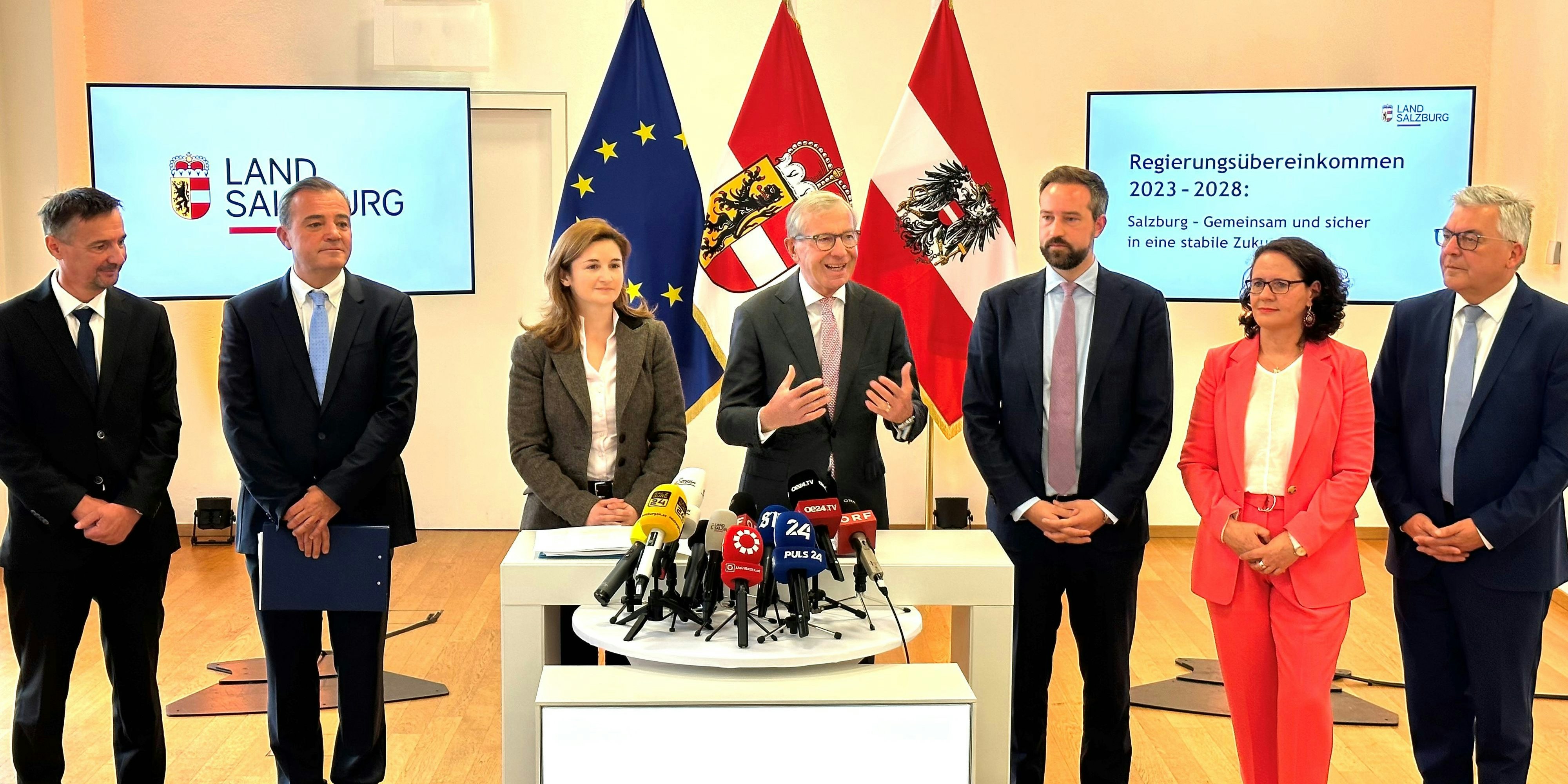 Das ist die neue Salzburger Landesregierung
