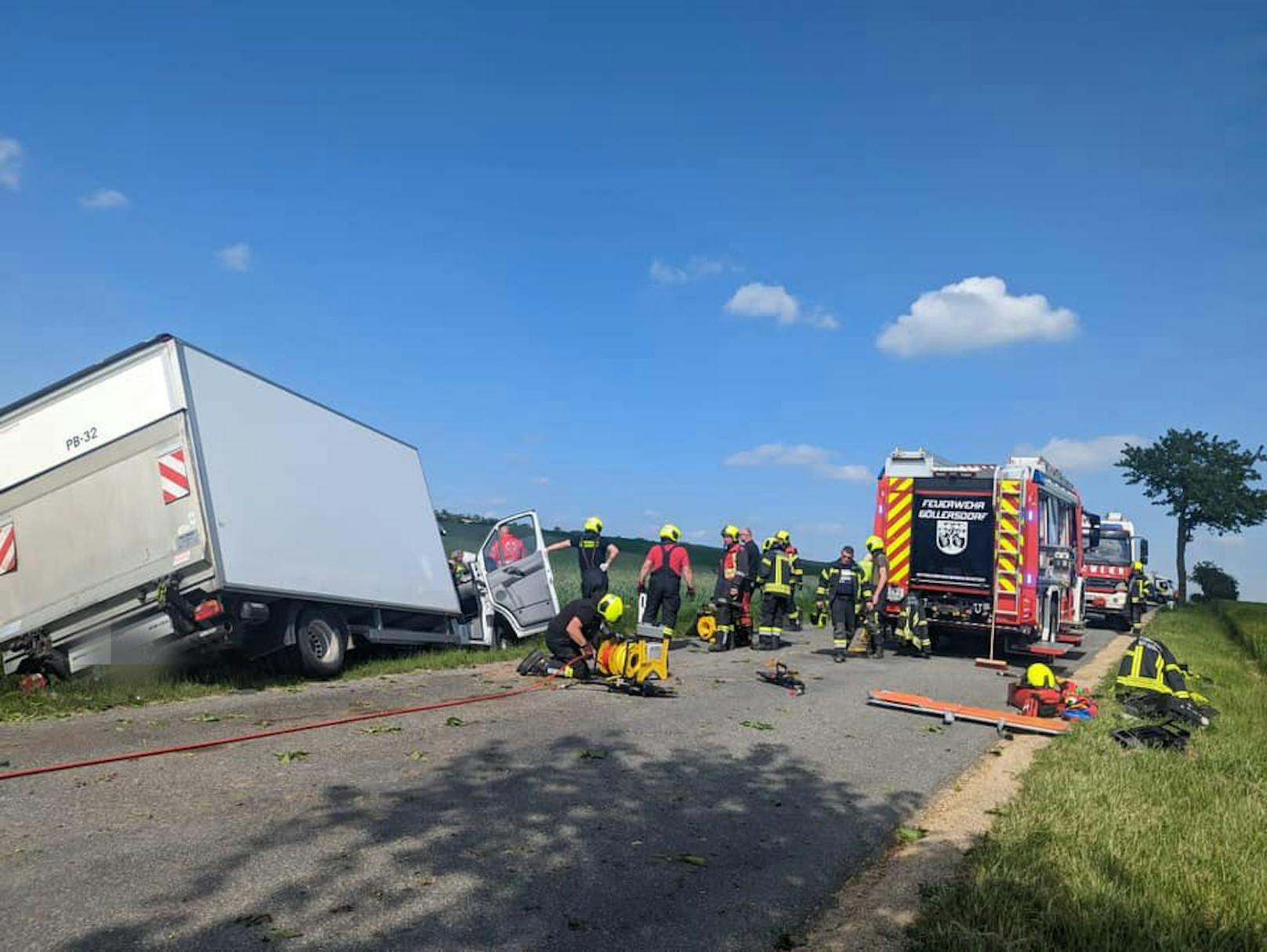 ... ins Traumazentrum nach Wien-Meidling geflogen.