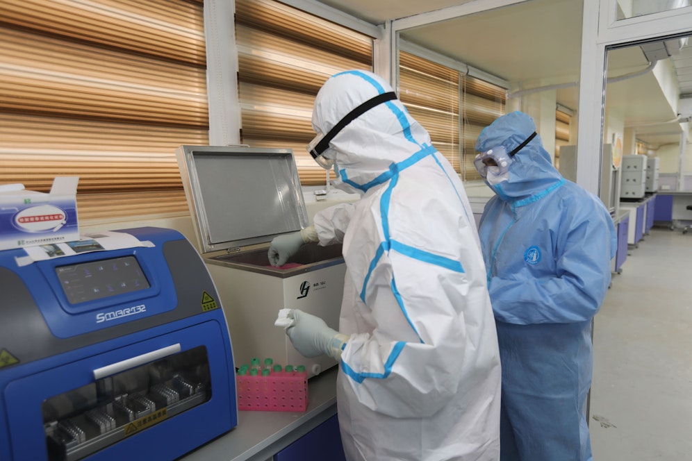 Eine neue Corona-Welle rollt derzeit über China.