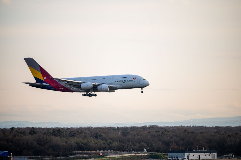 Der Vorfall ereignete sich in einer Maschine der Asiana Airlines. Symbolbild.