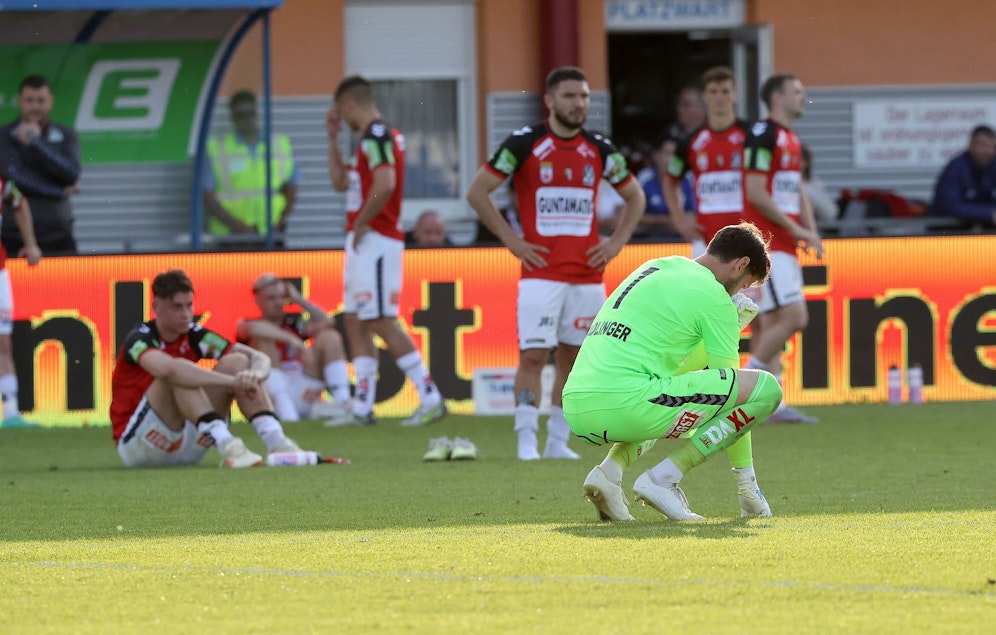 Ried ist abgestiegen