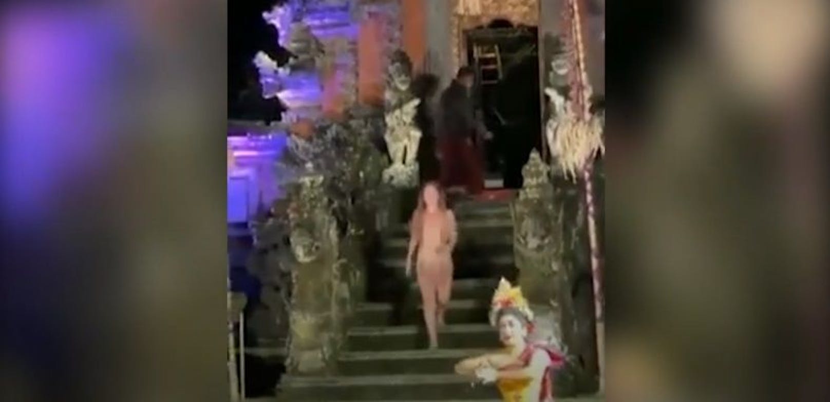 Frau (28) lief nackt durch Bali-Tempel – nun droht Haft