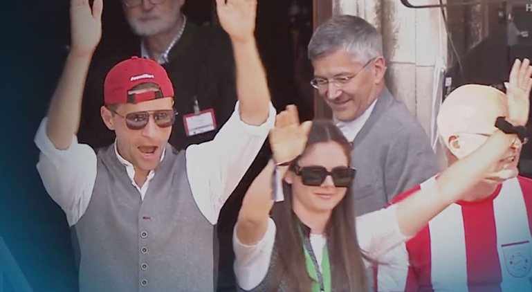 Thomas Müller und Sarah Zadrazil zogen die Blicke auf sich