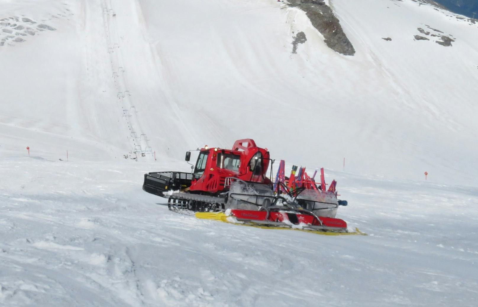 Der Vorfall ereignete sich am Hintertuxer Gletscher. 