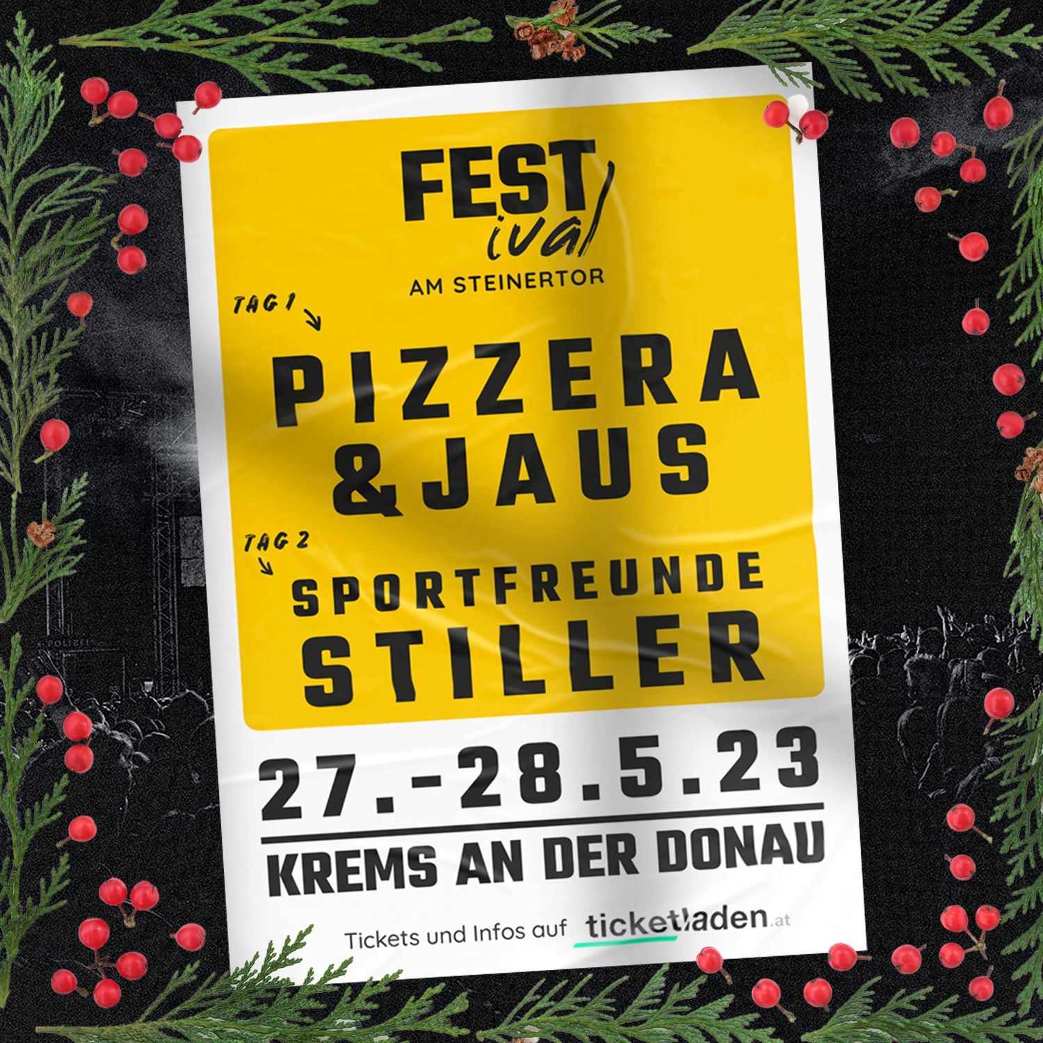 Für das Konzert von "Pizzera und Jaus" waren gefälschte Tickets im Umlauf.