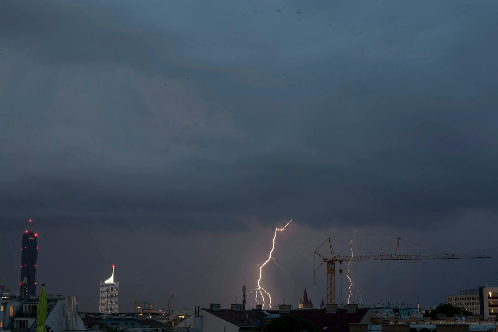 Nun bilden sich täglich Gewitter in Österreich. Ende der Woche sollen diese dann auch Wien erreichen.