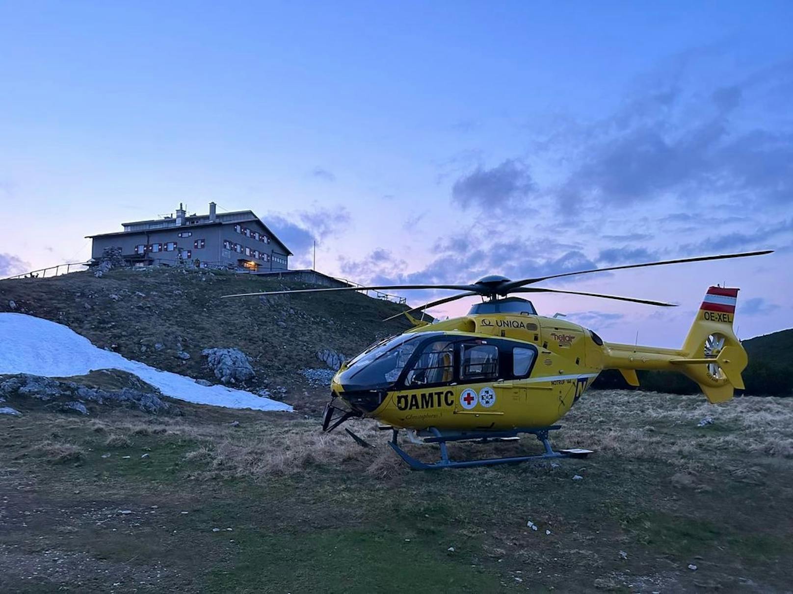 Einsatz für Heli und Bergrettung