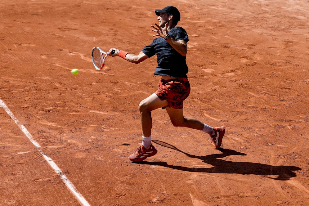 Dominic Thiem beim French-Open-Auftakt.