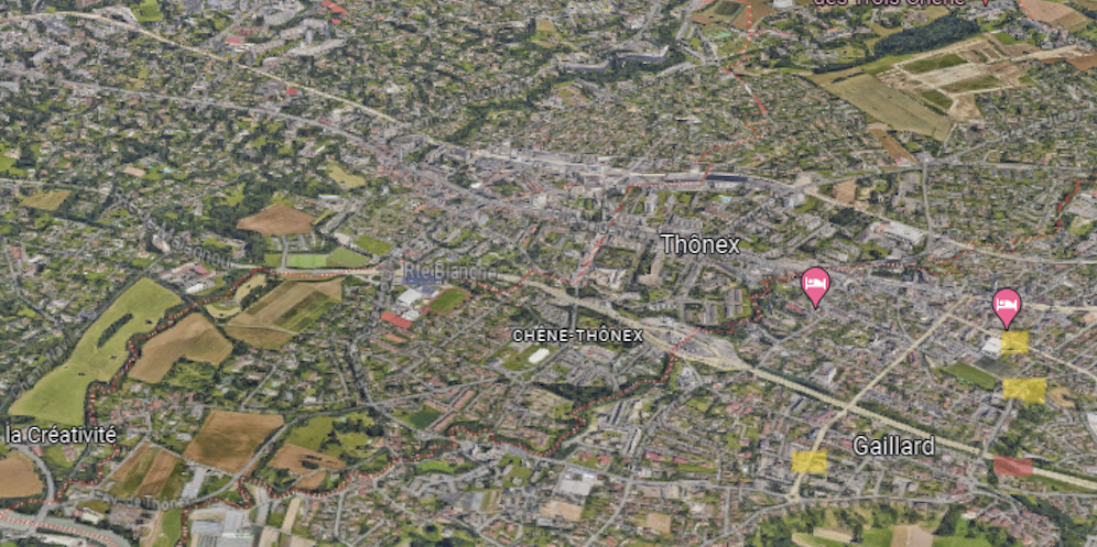 Thônex ist eine Vorortgemeinde von Genf.