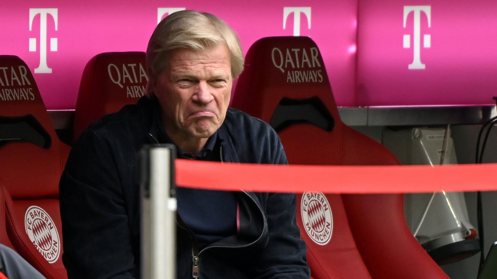 Oliver Kahn hat schlechte Laune.