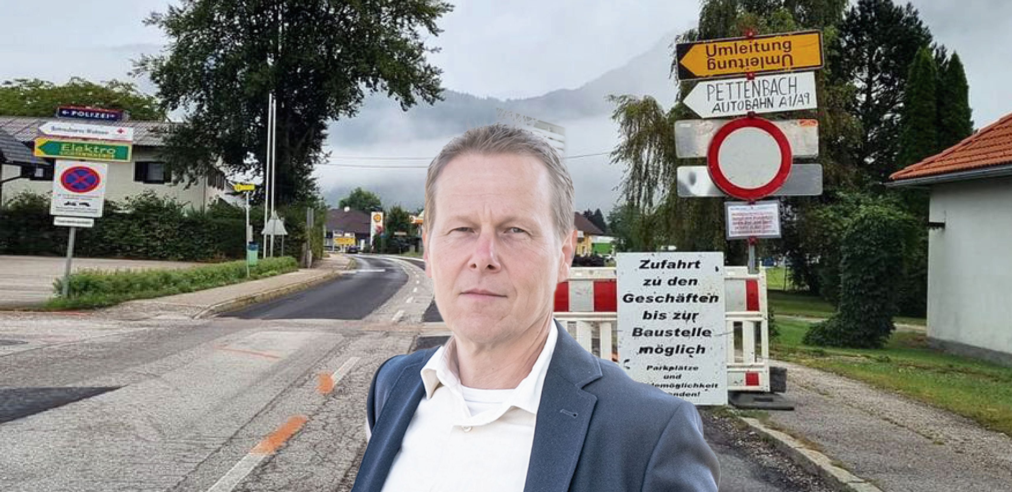 Scharnstein Baustelle Wührer