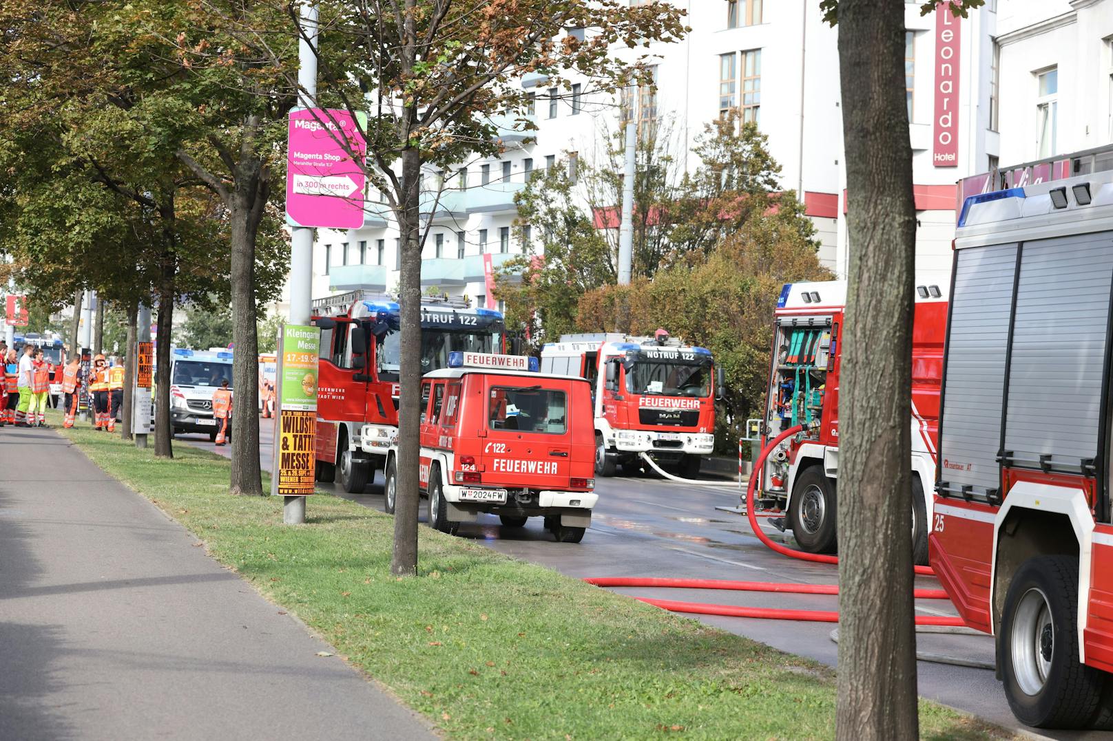 Großer Feuerwehreinsatz in Wien. (Archivbild)