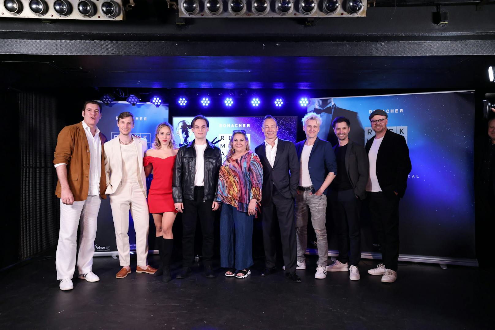 Der Cast des Falco-Musicals "Rock me Amadeus".