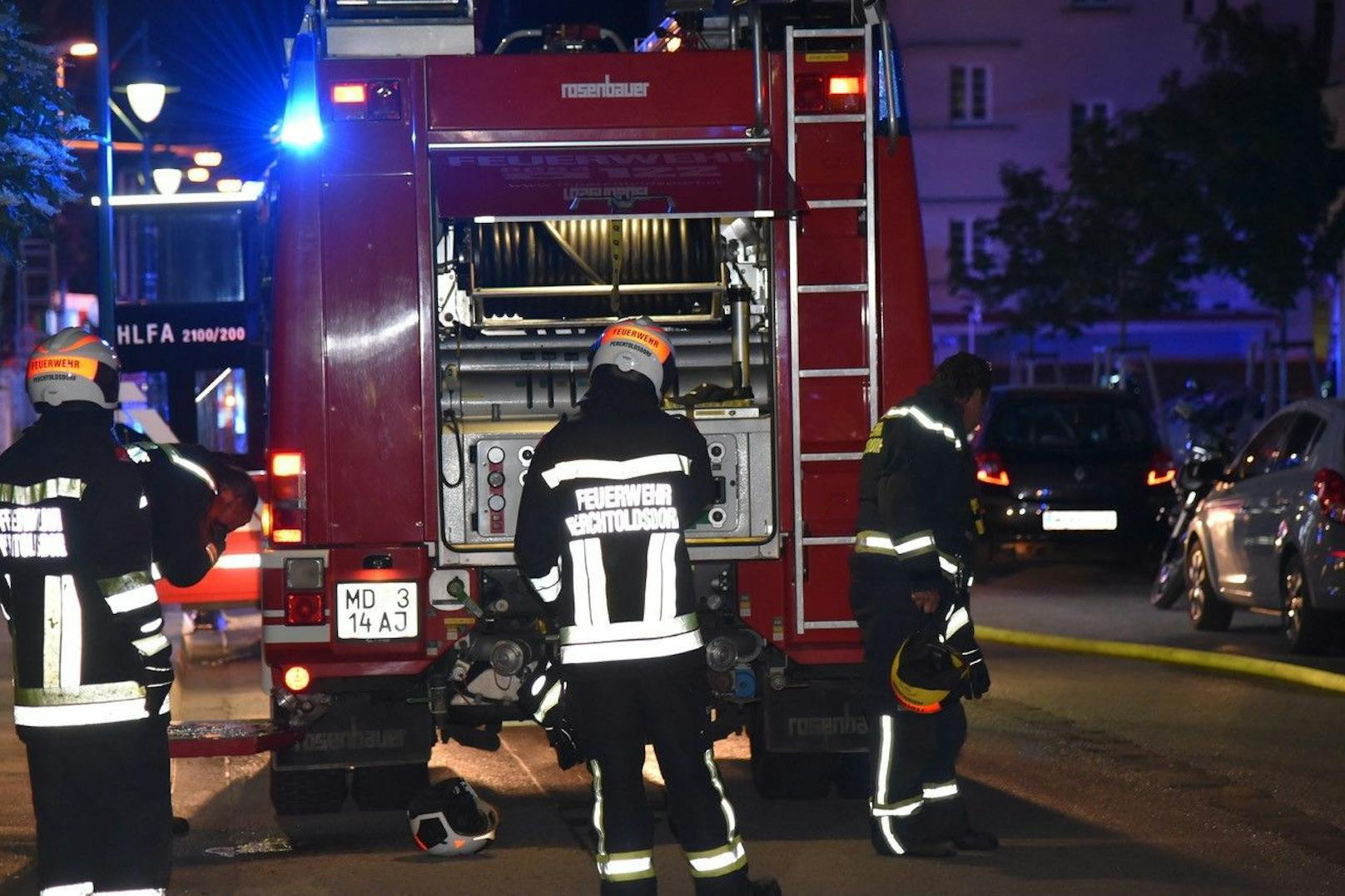 Feuerwehr am Einsatzort