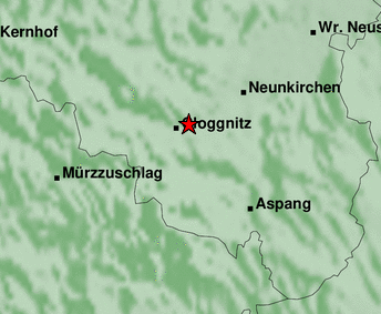 Wieder bebte die Erde bei Gloggnitz