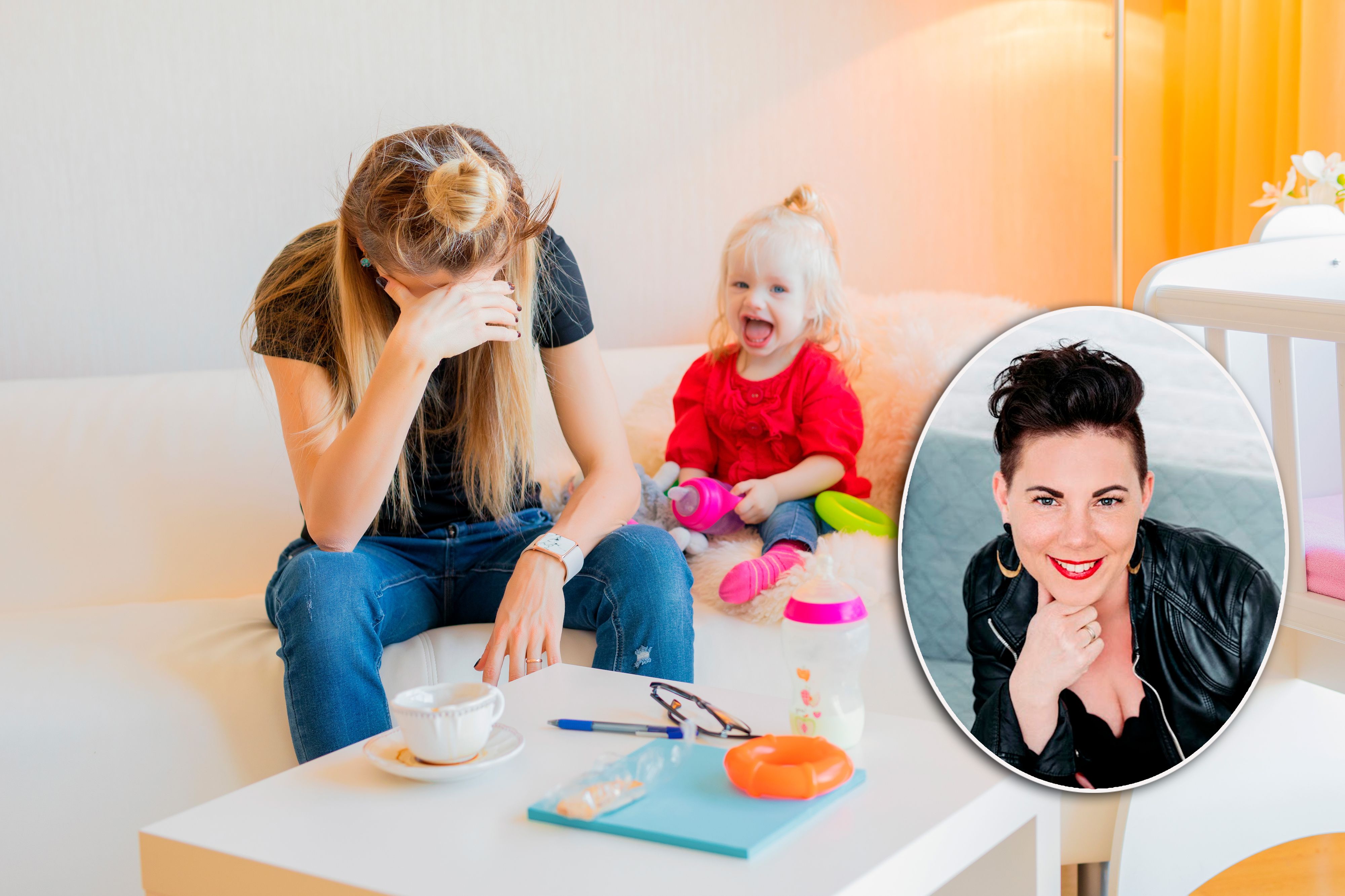 Stefanie Wolf (r.) hilft Mamas dabei, den Stress aus ihrem Leben zu verbannen.