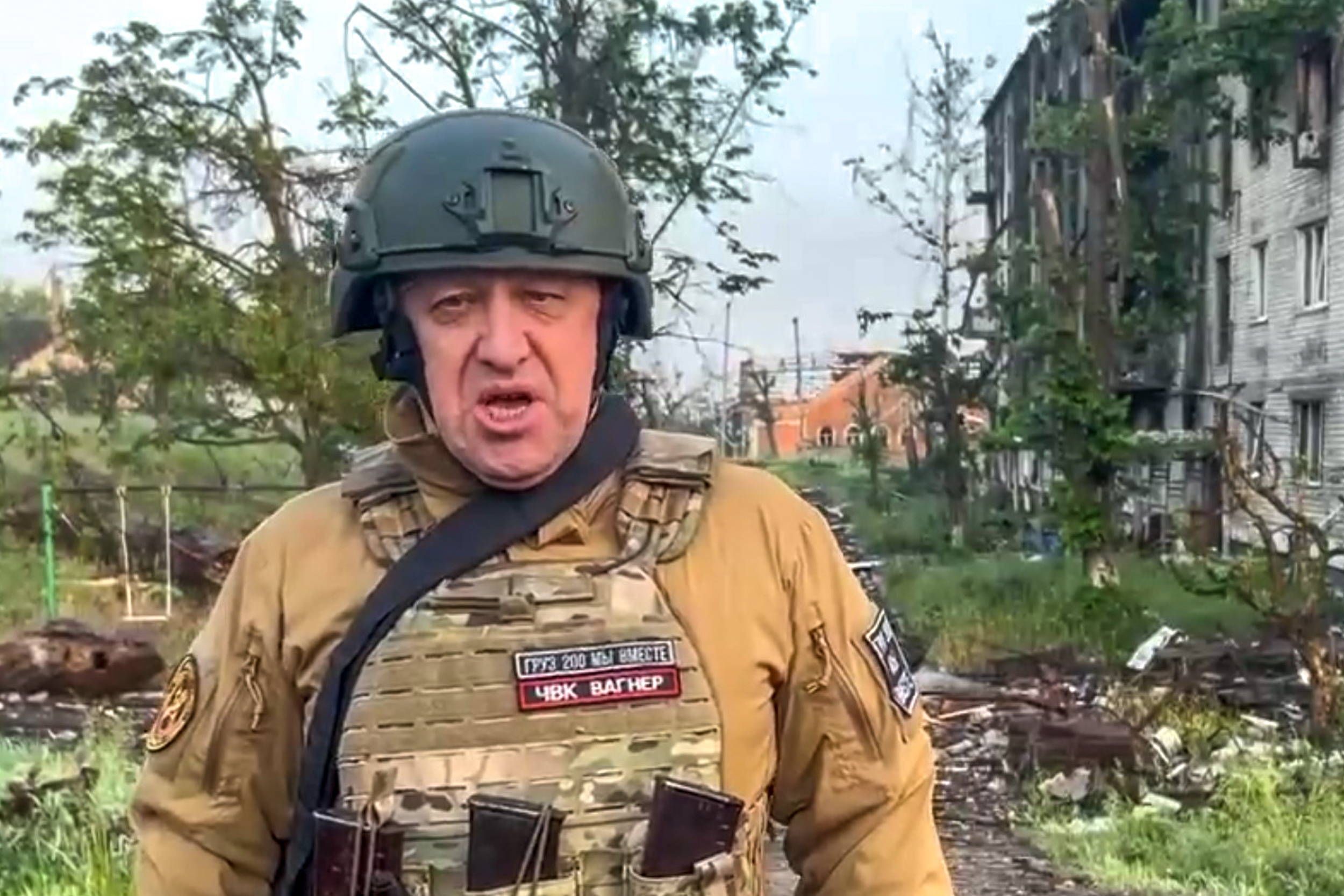 Wagner-Chef Jewgeni Prigoschin wütet gegen das russische Verteidigungsministerium.